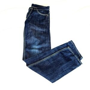 Dondup Women's Jeans Size 26 x 30 Dark Blue Cotton Slim-Fit‎ Pants Made in Italy